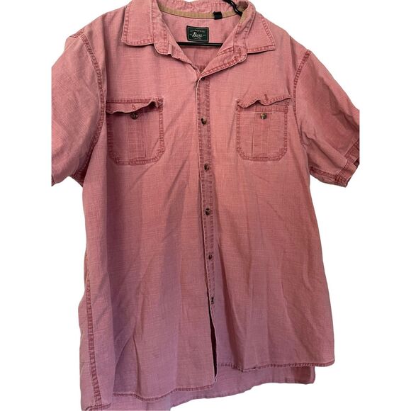 G.H. Bass & Co. Men's Red Dupplin Checkered Buttons Up Shirt Size XXL - Picture 1 of 15